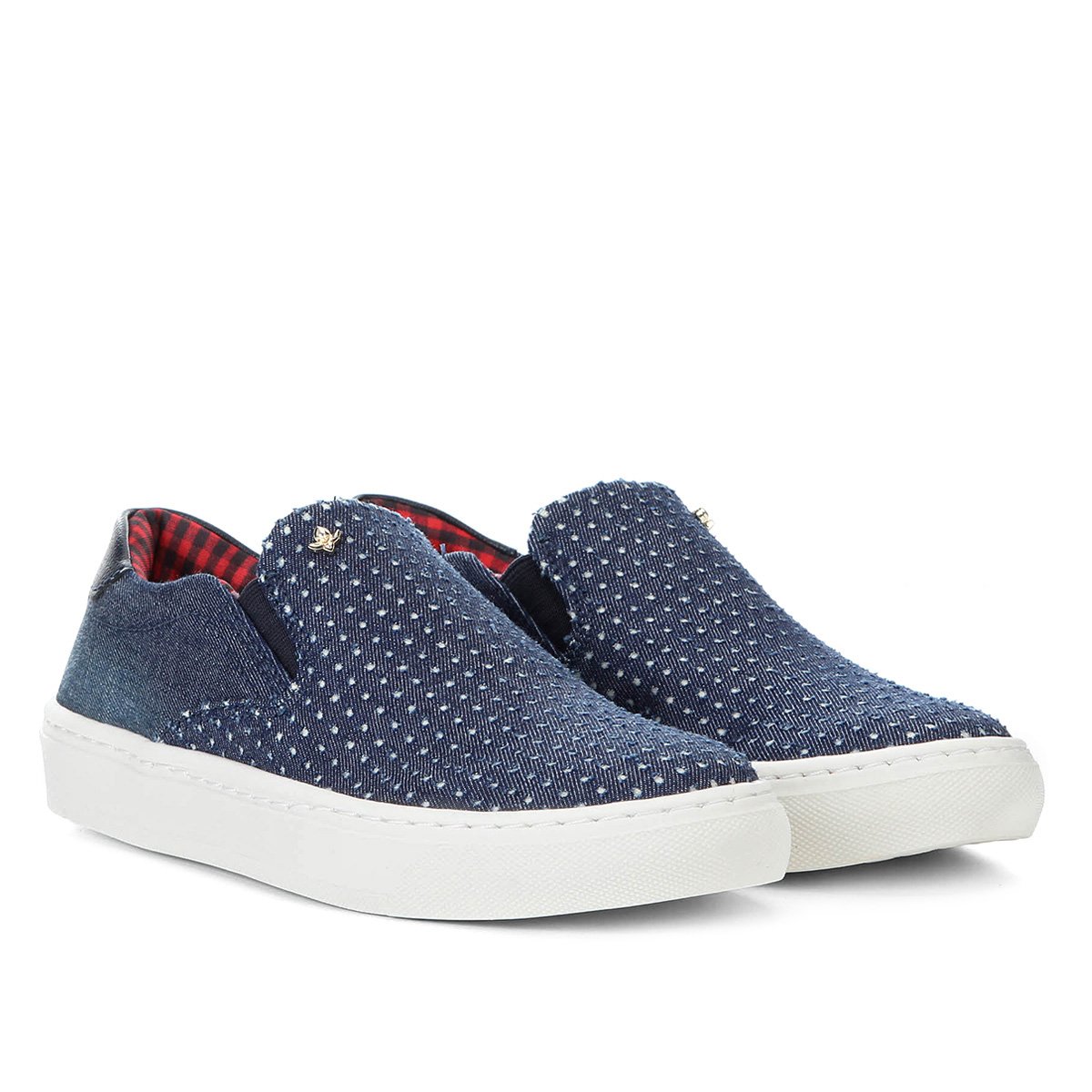 tenis jeans cravo e canela